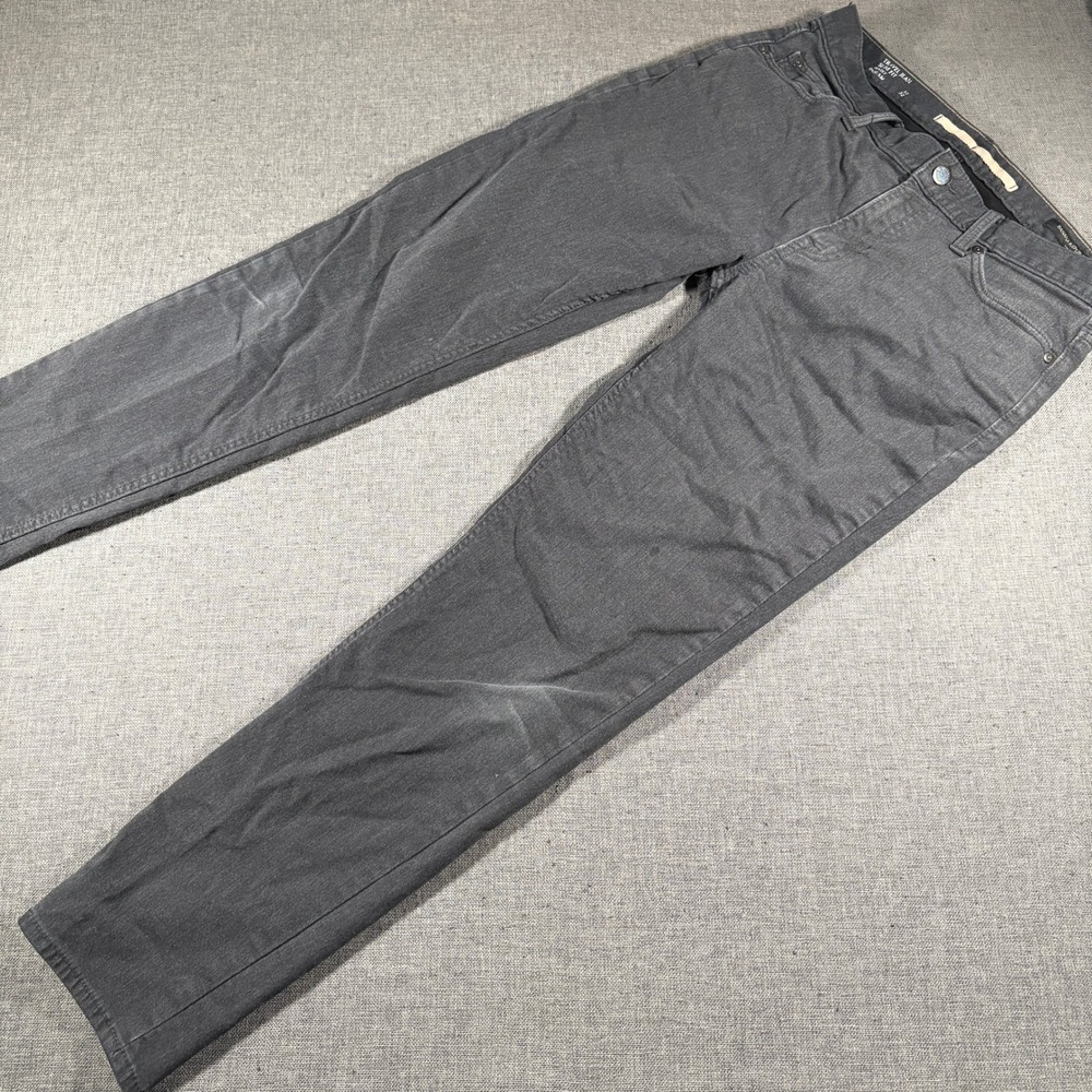 Banana Republic Travel Jean Mens 32x32 Gray Slim Fit Charcoal Denim Pants